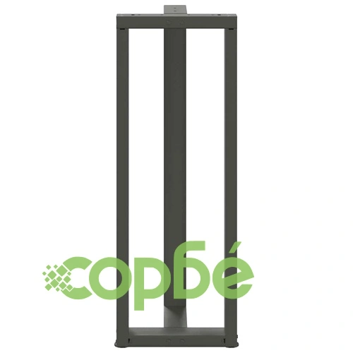 Крака за бар маса Т-образни 2 бр. Антрацит 40x35x(110-111) см Стомана ➤ топ цена ➤ sorbe.bg