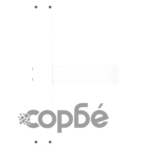 Крака за бар маса Т-образни 2 бр. бели 60x35x(110-111) см стомана ➤ топ цена ➤ sorbe.bg