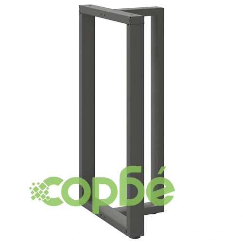 Крака за бар маса T-образни 2 бр Антрацит 60x35x(110-111) см Стомана ➤ топ цена ➤ sorbe.bg