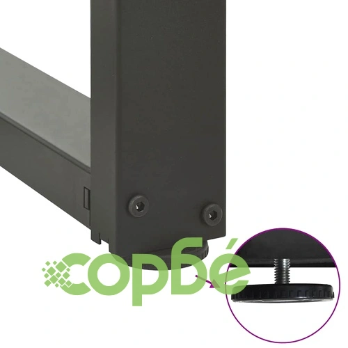 Крака за бар маса T-образни 2 бр Антрацит 60x35x(110-111) см Стомана ➤ топ цена ➤ sorbe.bg