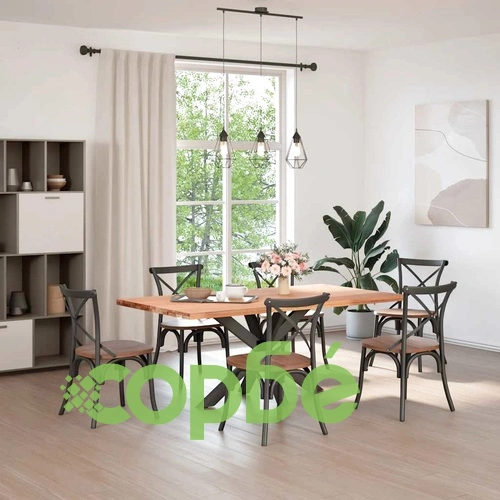 Стоманен крак за маса тип Паяк в антрацитов цвят 120x68x(72-73) см ➤ топ цена ➤ sorbe.bg