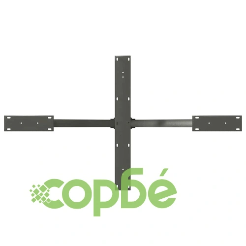 Стоманен крак за маса тип Паяк в антрацитов цвят 120x68x(72-73) см ➤ топ цена ➤ sorbe.bg