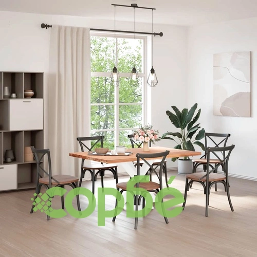 Метален Крак за Маса Тип Паяк 85x85x(72-73) см - Бял, Прахово Боядисана Стомана ➤ топ цена ➤ sorbe.bg