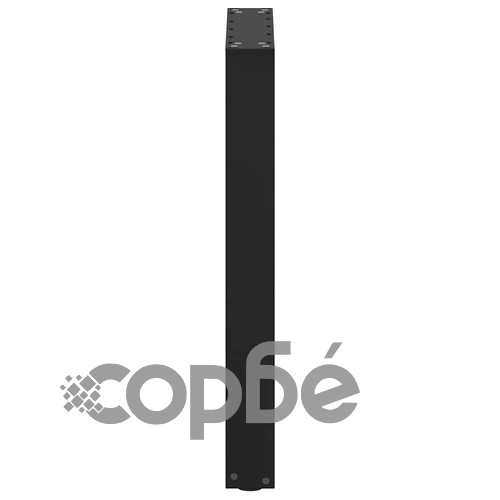 Стоманени U-образни крака за холна маса, 2 броя, черни, 50x(72-73) см ➤ топ цена ➤ sorbe.bg