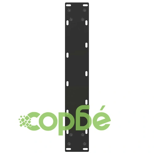 Крака за холна маса U-образни 2 бр черни 50x(100-101)см стоманени ➤ топ цена ➤ sorbe.bg