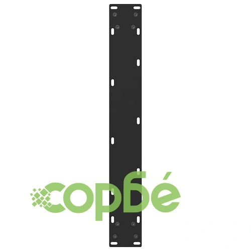 Комплект крака за бар маса 2 бр. - черни, 60x(100-101) cm, метална конструкция от прахово боядисана стомана ➤ топ цена ➤ sorbe.bg