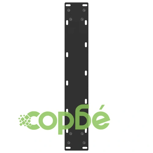 Метални Крака за Бар Маса 2 бр. - Черни, 40x(110-111) cm, Стомана ➤ топ цена ➤ sorbe.bg