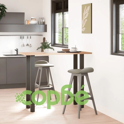 Крака за бар маса от стомана, антрацит, 2 бр., 40 x (110-111) см ➤ топ цена ➤ sorbe.bg