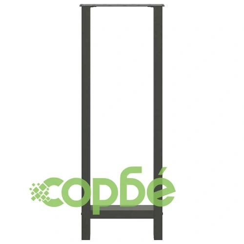 Крака за бар маса от стомана, антрацит, 2 бр., 50x110-111 см ➤ топ цена ➤ sorbe.bg