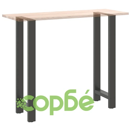 Крака за бар маса от стомана, антрацит, 2 бр., 50x110-111 см ➤ топ цена ➤ sorbe.bg