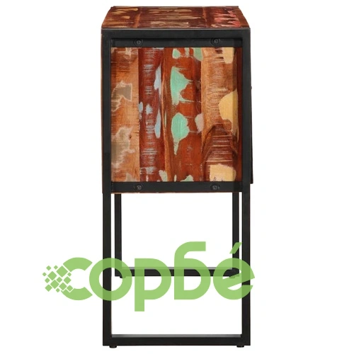 Конзолен шкаф Multicolour 90x35x75 см от Масивна Възстановена Дървесина ➤ топ цена ➤ sorbe.bg