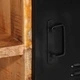 Пейка за обувки 100x40x50 см от масивна дървесина манго кафява