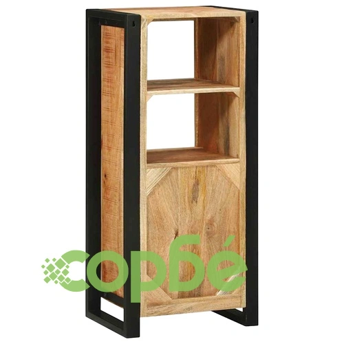 Шкаф за баня от масивна дървесина манго 40x30x90 см кафяв ➤ топ цена ➤ sorbe.bg