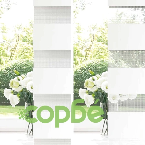 Зеброва щора черна 150x200 см, ширина на плата 145,9 см, полиестер ➤ топ цена ➤ sorbe.bg