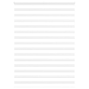 Зеброва щора бяла 155x230 см, ширина на платото 150,9 см, полиестер