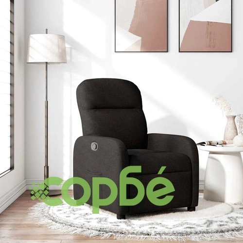 Наклоняем релакс стол с текстилна тапицерия, черен, 66x88x95 см ➤ топ цена ➤ sorbe.bg