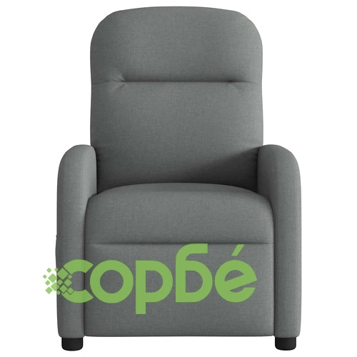 Масажен наклоняем стол с 6-точков вибрационен масаж, тъмносив текстил ➤ топ цена ➤ sorbe.bg