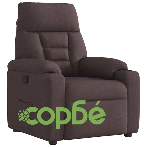 Наклоняем стол от текстил в тъмнокафяв цвят с поставки за чаши ➤ топ цена ➤ sorbe.bg