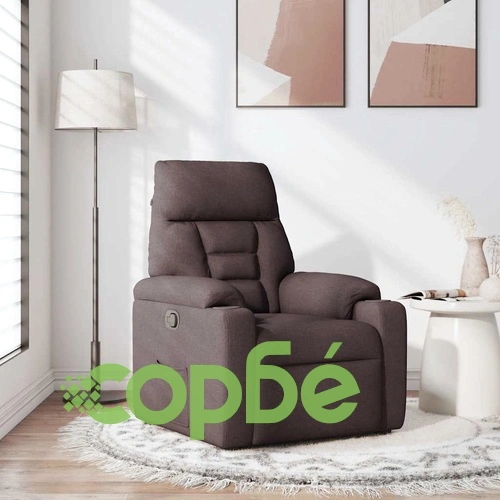 Наклоняем стол от текстил в тъмнокафяв цвят с поставки за чаши ➤ топ цена ➤ sorbe.bg