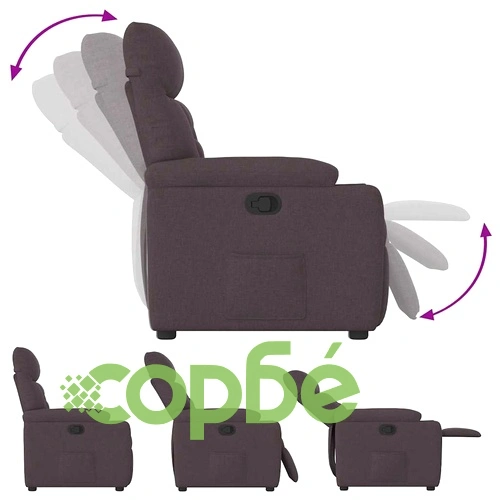 Наклоняем стол от текстил в тъмнокафяв цвят с поставки за чаши ➤ топ цена ➤ sorbe.bg