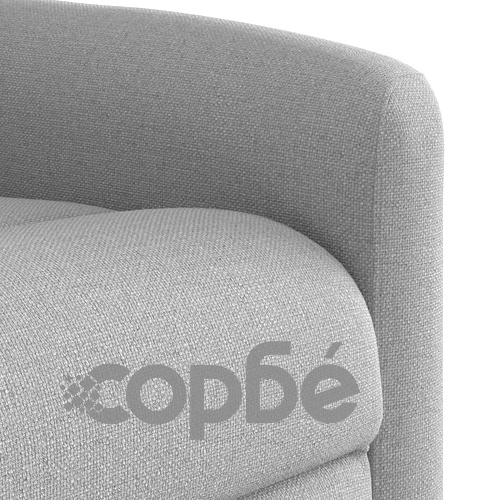 Масажен накланящ се стол Cloud Grey от плат 72x90x99 см ➤ топ цена ➤ sorbe.bg