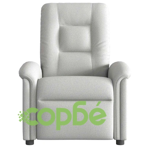 Релакс Фотьойл с Наклон, Облачно Сив Плат, 77x91,5x96 см ➤ топ цена ➤ sorbe.bg