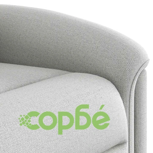 Релакс Фотьойл с Наклон, Облачно Сив Плат, 77x91,5x96 см ➤ топ цена ➤ sorbe.bg