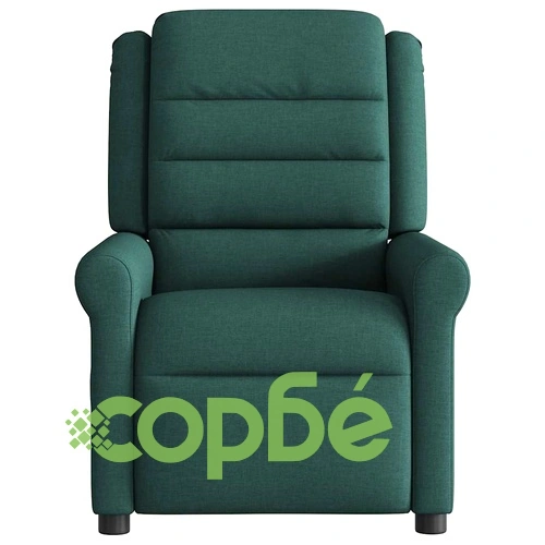 Наклоняем стол от текстил в тъмнозелен цвят с подлакътници и джоб ➤ топ цена ➤ sorbe.bg