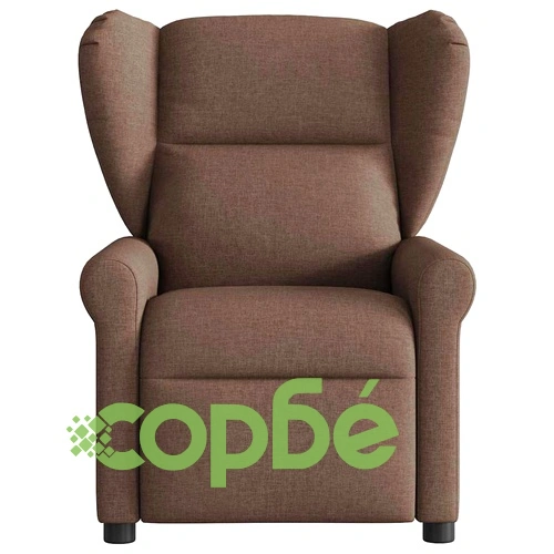 Наклоняем стол от кафява текстилна тапицерия с функция за релакс ➤ топ цена ➤ sorbe.bg