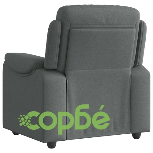 Реклайнер Фотьойл от Текстил, Тъмносив, 96x99x102 см ➤ топ цена ➤ sorbe.bg