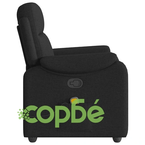 Масажен наклоняем стол с вибрационна функция, черен, текстил, 96x99x102 см ➤ топ цена ➤ sorbe.bg