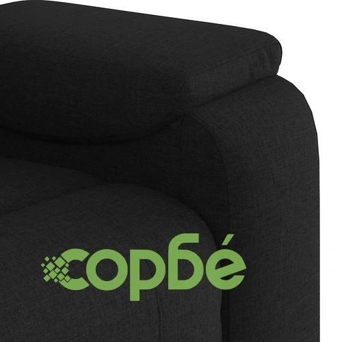 Масажен наклоняем стол с вибрационна функция, черен, текстил, 96x99x102 см ➤ топ цена ➤ sorbe.bg