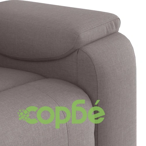 Масажен наклоняем стол от текстил в цвят таупе с 6-точков вибрационен масаж ➤ топ цена ➤ sorbe.bg