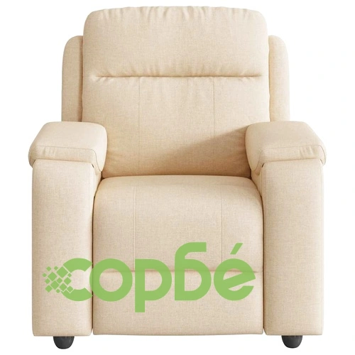 Масажен наклоняем стол с вибрационна функция, кремав, текстил, 96 x 99 x 102 см ➤ топ цена ➤ sorbe.bg