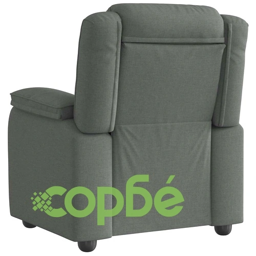 Реклайнер Фотьойл от Текстил в Тъмносив Цвят с Функция за Накланяне ➤ топ цена ➤ sorbe.bg