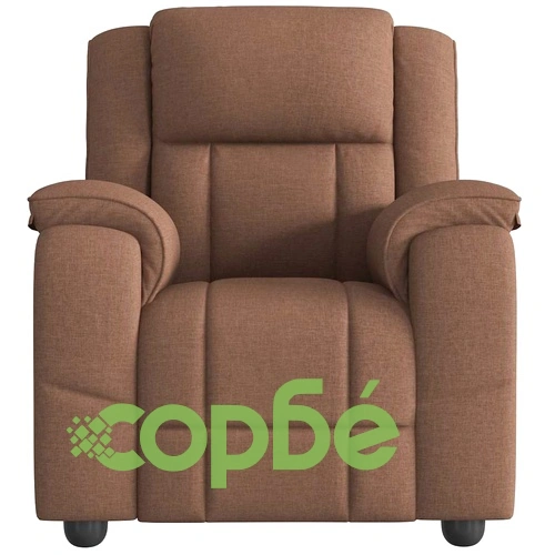 Наклоняем текстилен стол с дървено-метална рамка, кафяв, 96 x 99 x 102 см ➤ топ цена ➤ sorbe.bg