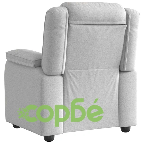 Релакс Фотьойл с Наклон от Плат в Облачно Сиво 96x99x102 см ➤ топ цена ➤ sorbe.bg