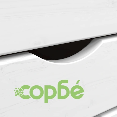 Шкаф с 6 чекмеджета на колелца MOSS, меденокафяв, от масивна борова дървесина, 53x39x65,5 см ➤ топ цена ➤ sorbe.bg