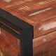 Кутия за съхранение 60x30x30 см от регенерирана дървесина с метална рамка