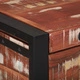 Кутия за съхранение 80x30x30см от масивна регенерирана дървесина и метал