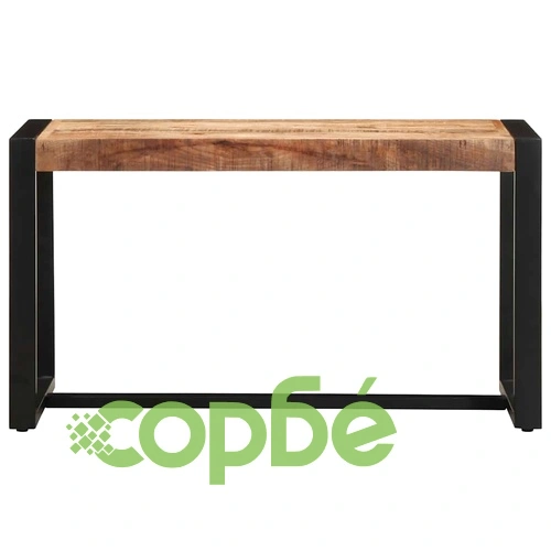 Пейка от масивно манго дърво с метални крака 80x35x45 cm ➤ топ цена ➤ sorbe.bg