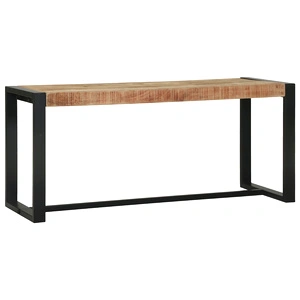 Пейка от масивно манго дърво, кафява, 100 x 35 x 45 см, за коридор