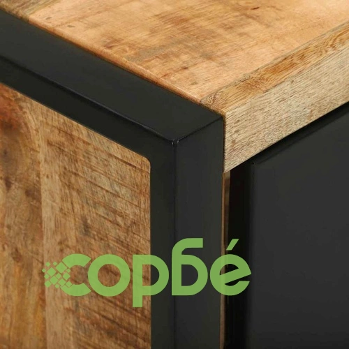 Шкаф за мивка от масивно манго дърво 55x35x60 см кафяв цвят ➤ топ цена ➤ sorbe.bg