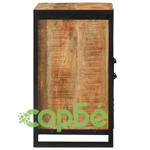 Шкаф за мивка от масивно манго дърво 55x35x60 см кафяв цвят ➤ топ цена ➤ sorbe.bg