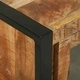 Стенен шкаф за баня от масивно дърво манго 40x30x60 см кафяв