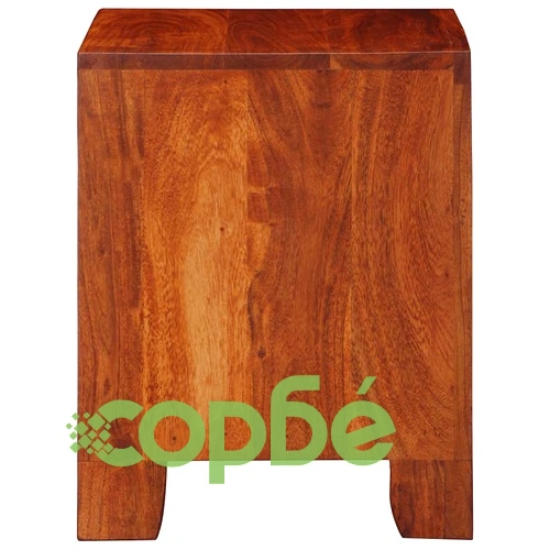 Нощно шкафче от масивна акация 40x35x45 cm с чекмедже ➤ топ цена ➤ sorbe.bg