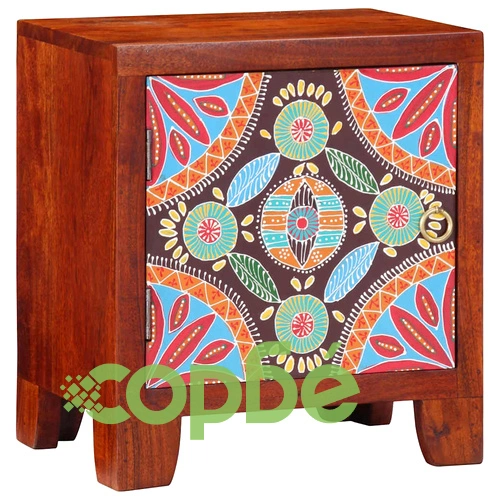 Нощно шкафче от масивна акация 40x30x45 cm с чекмедже ➤ топ цена ➤ sorbe.bg