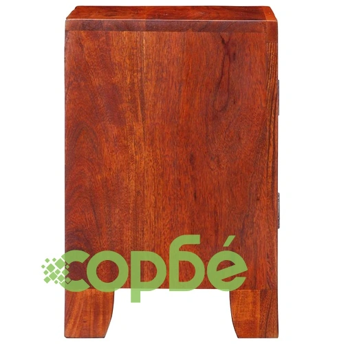 Нощно шкафче от масивна акация 40x30x45 cm с чекмедже ➤ топ цена ➤ sorbe.bg