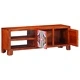 ТВ Шкаф Multicolour 110x30x40 см от Масивна Акациева Дървесина с 2 Врати