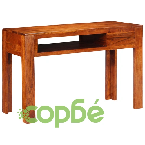 Бюро от масивна акация 110x50x73 см с отворено рафтче ➤ топ цена ➤ sorbe.bg